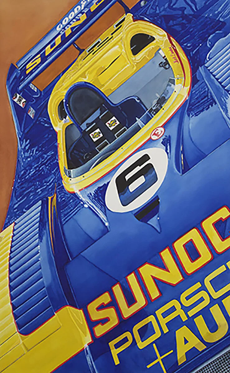 Race Cars, Overkill, Automotive Art, Automotive Fine Art, Dan McCrary, Porsche, Porsche 917/30, Roger Penske, Mark Donohue, Can-Am Racing, Historic Race Cars