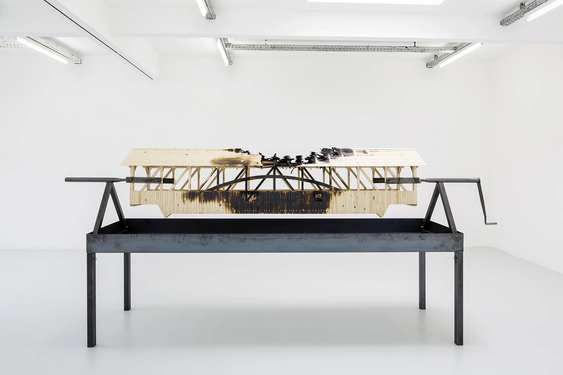 Burned Bridge (spit 02), 2013 Kunstraum Innsbruck