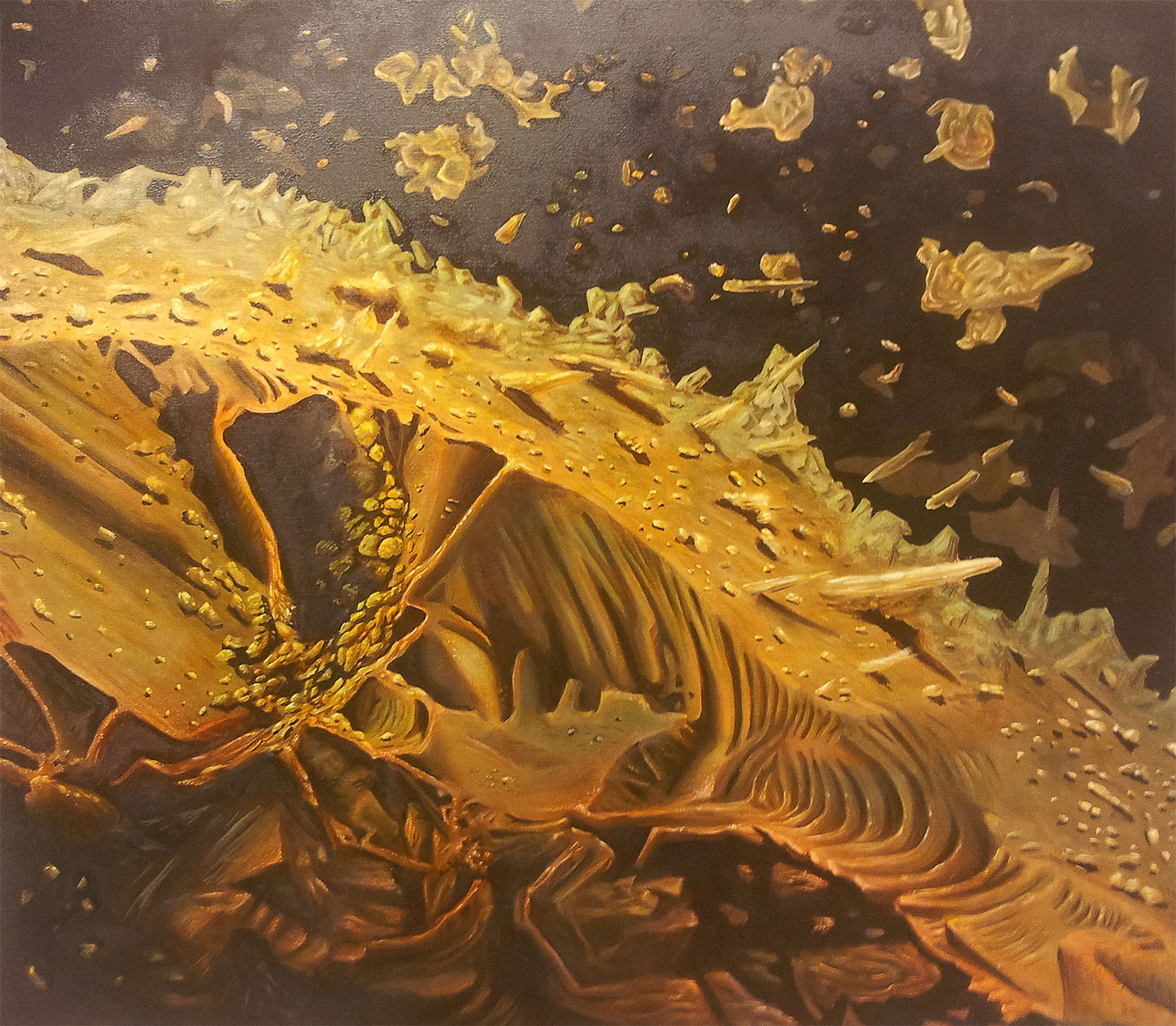 Fool's Gold. Oil on Canvas. 36x48 in. 2015.