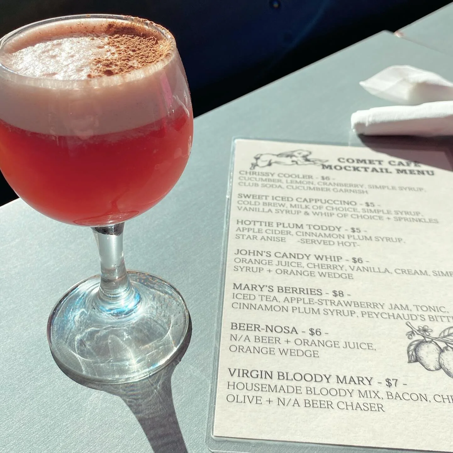 Join us every Monday 6 PM til Close for our Monday N/A Specials Night - $1 off all our delicious Mocktails &amp; stellar N/A beers! 

Our Mocktail Menu is available every day! Be sure to check out our Brewery of the Month @untitledartbev. We have the