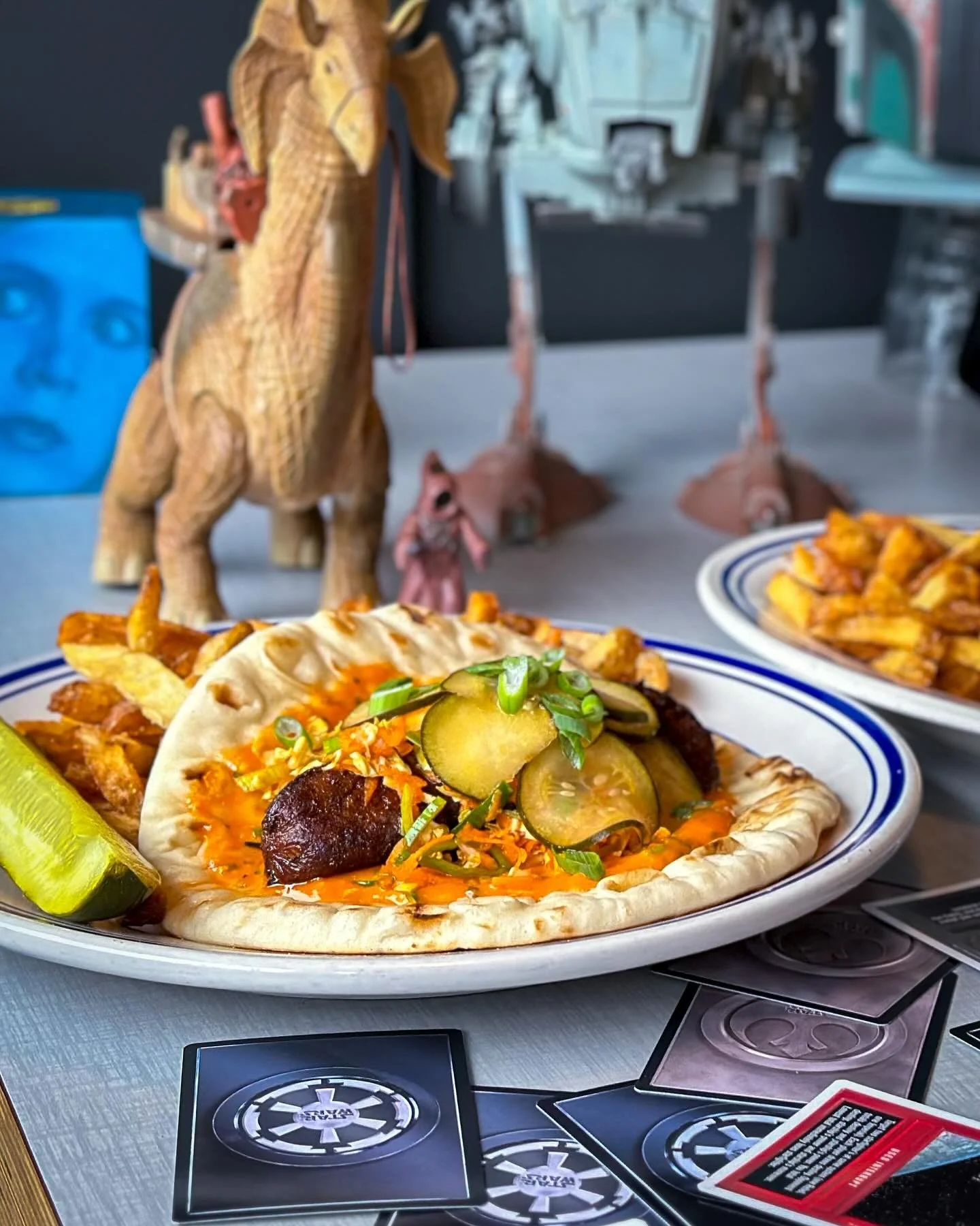 MAY THE FOURTH BE WITH YOU

Whether you know your Mandalorians from your Midichlorians or simply want some DELICIOUS specials, we&rsquo;ve got something for all life forms this STAR WARS DAY (5/4)

Vegan, gluten-free, and non-alcoholic options availa