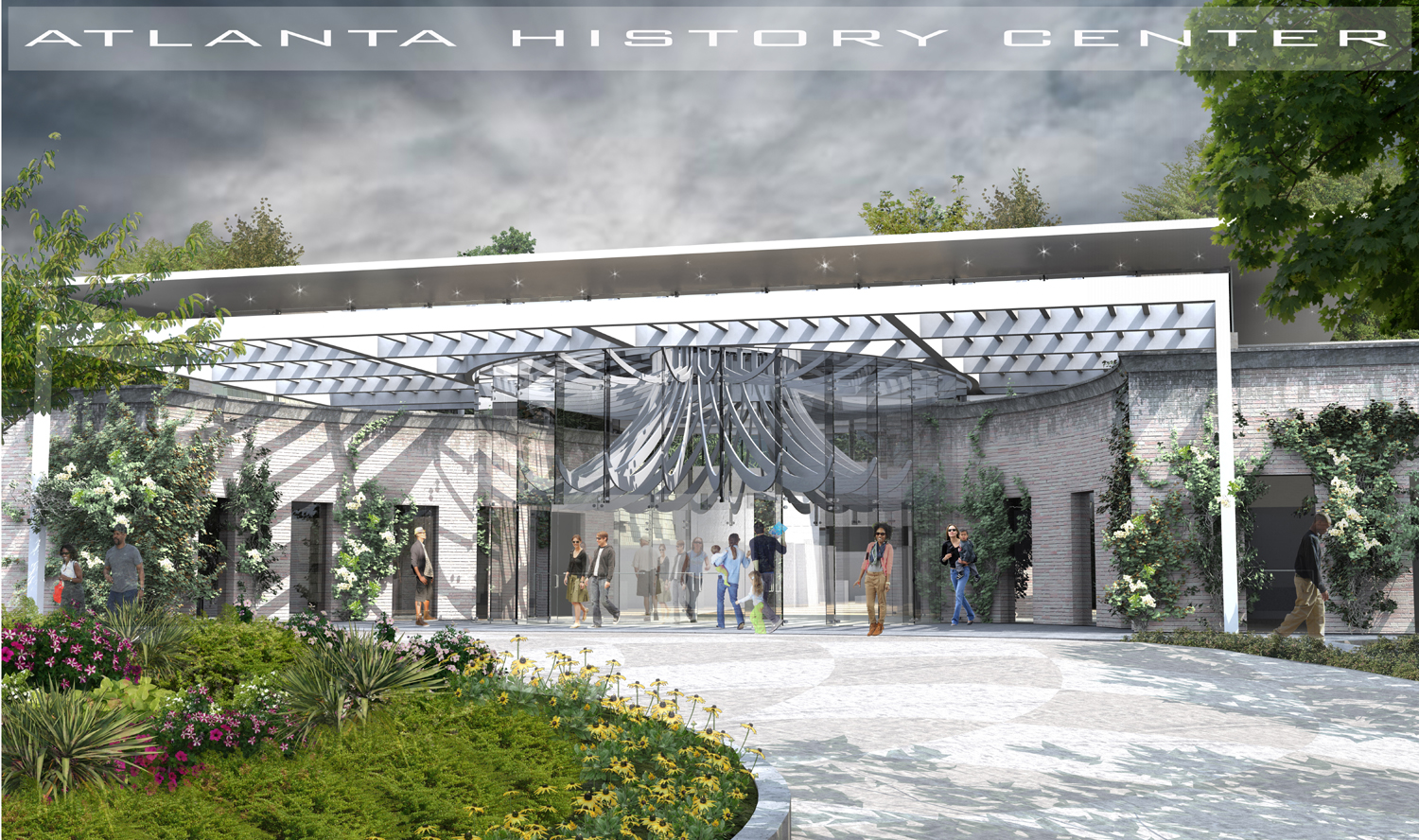 The new facade