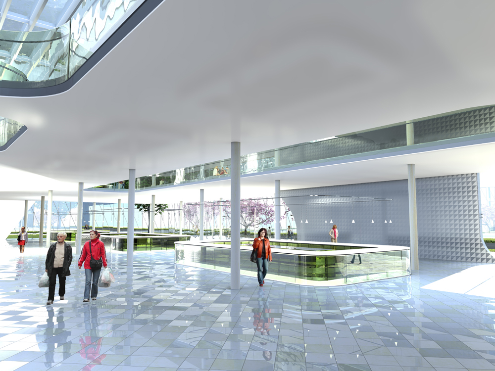 Lower retail interior