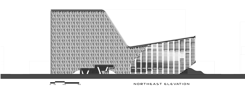 Northeast elevation