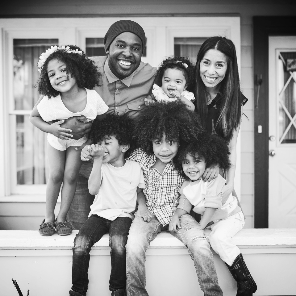 Marlon, Rebecca, Eden, Hadasah, Caleb, Judah and Boaz Brown