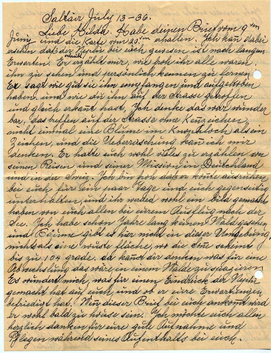 13 July 1936, p. 1