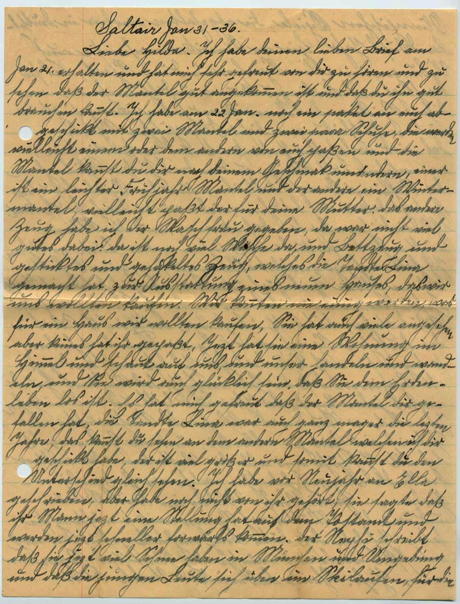 31 January 1936, p. 1