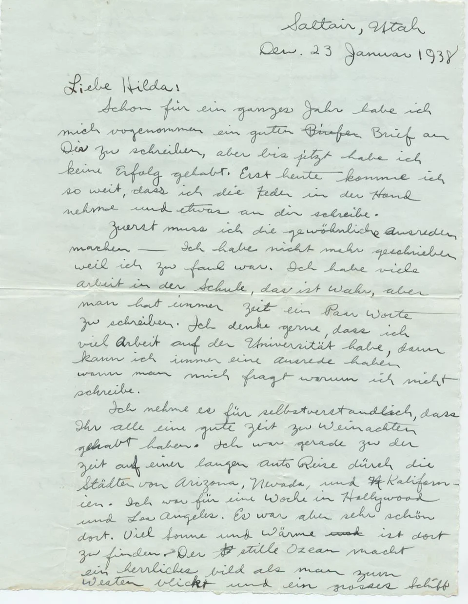 23 January 1938, p. 1