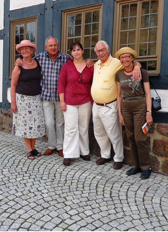 At the Lutherhaus in Eisenach, Germany