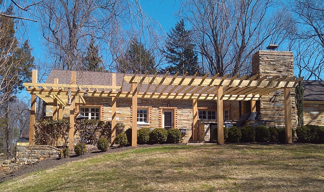  Cantilevered Trellis design, engineering and construction
