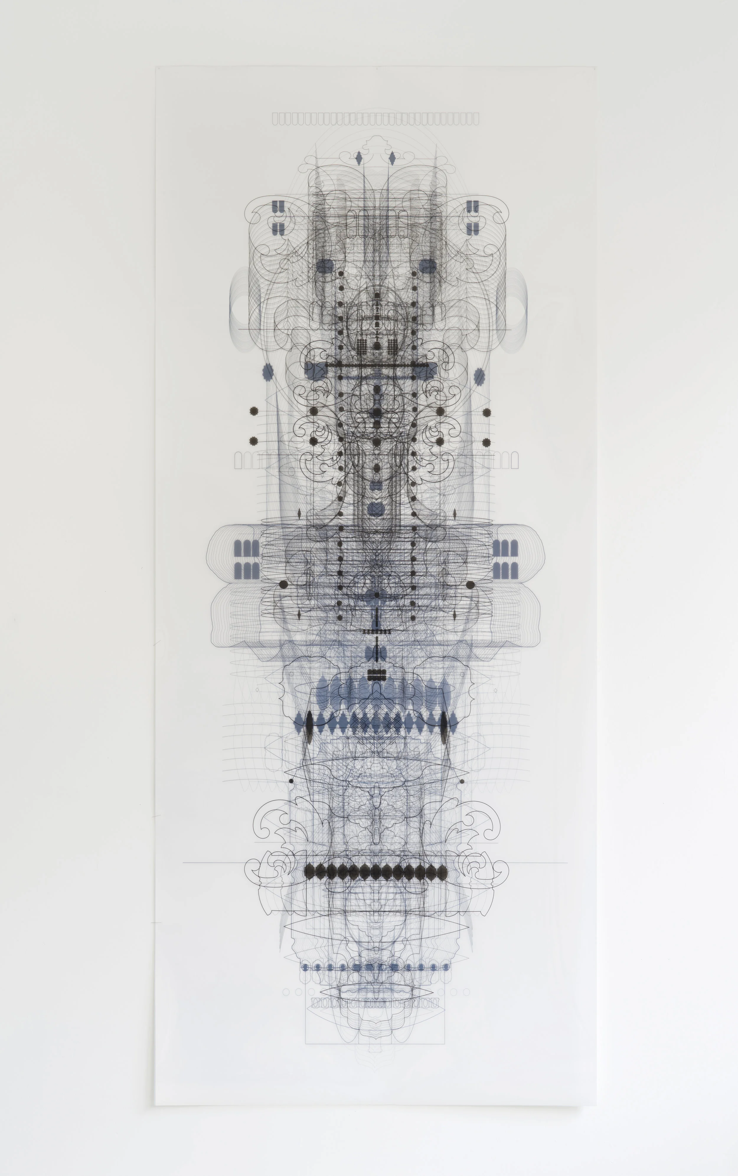 Voice of the People #6. Inkjet print on PET film and paper. 3 layers. 44" x 106". 