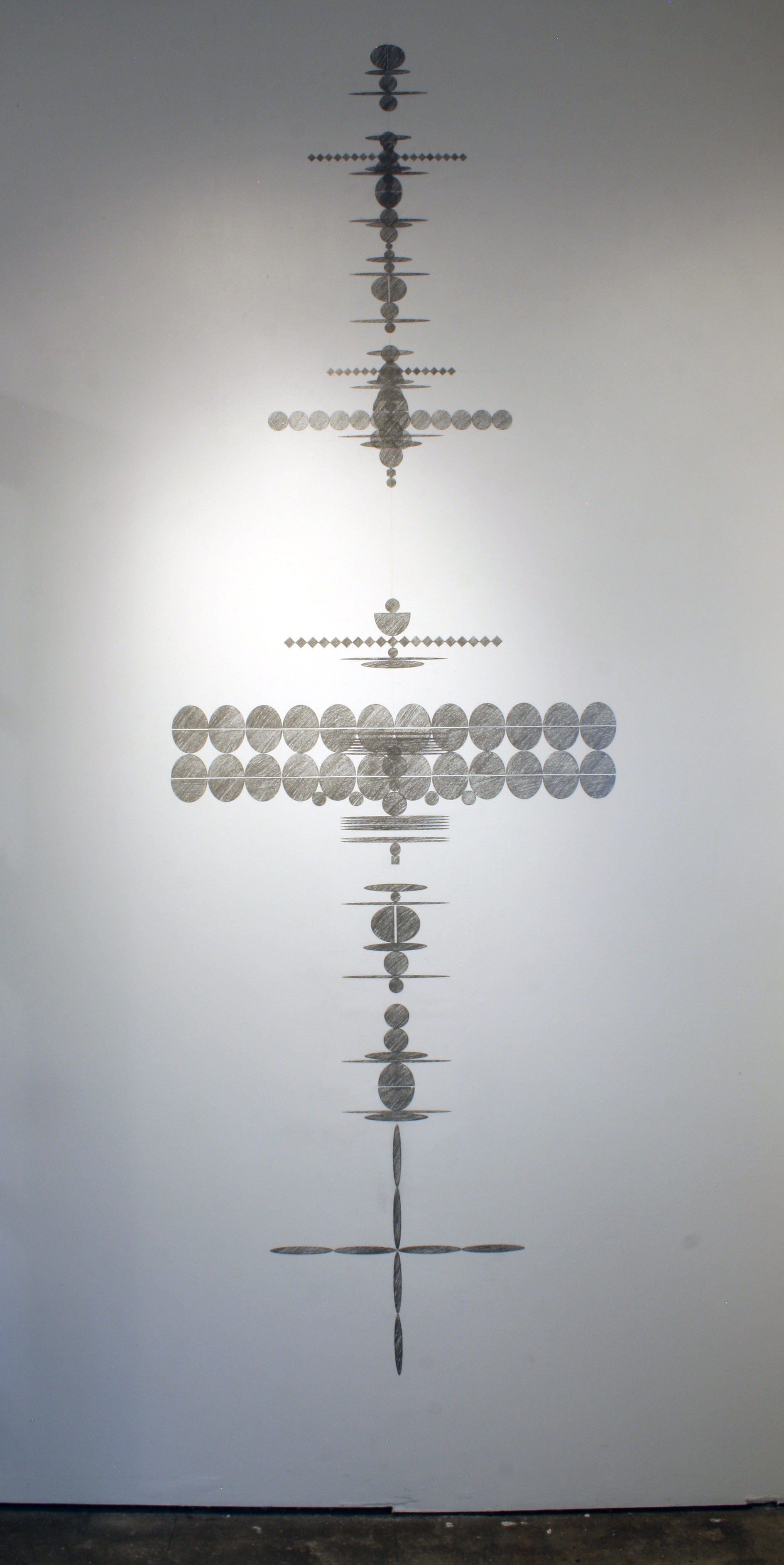 104" tall. Installation at Homewood Studios, Minneapolis.