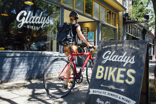 Gorgeous Gladys Bikes in Portland OR.&nbsp;Photo courtesy of   Ashley Anderson Photography  .