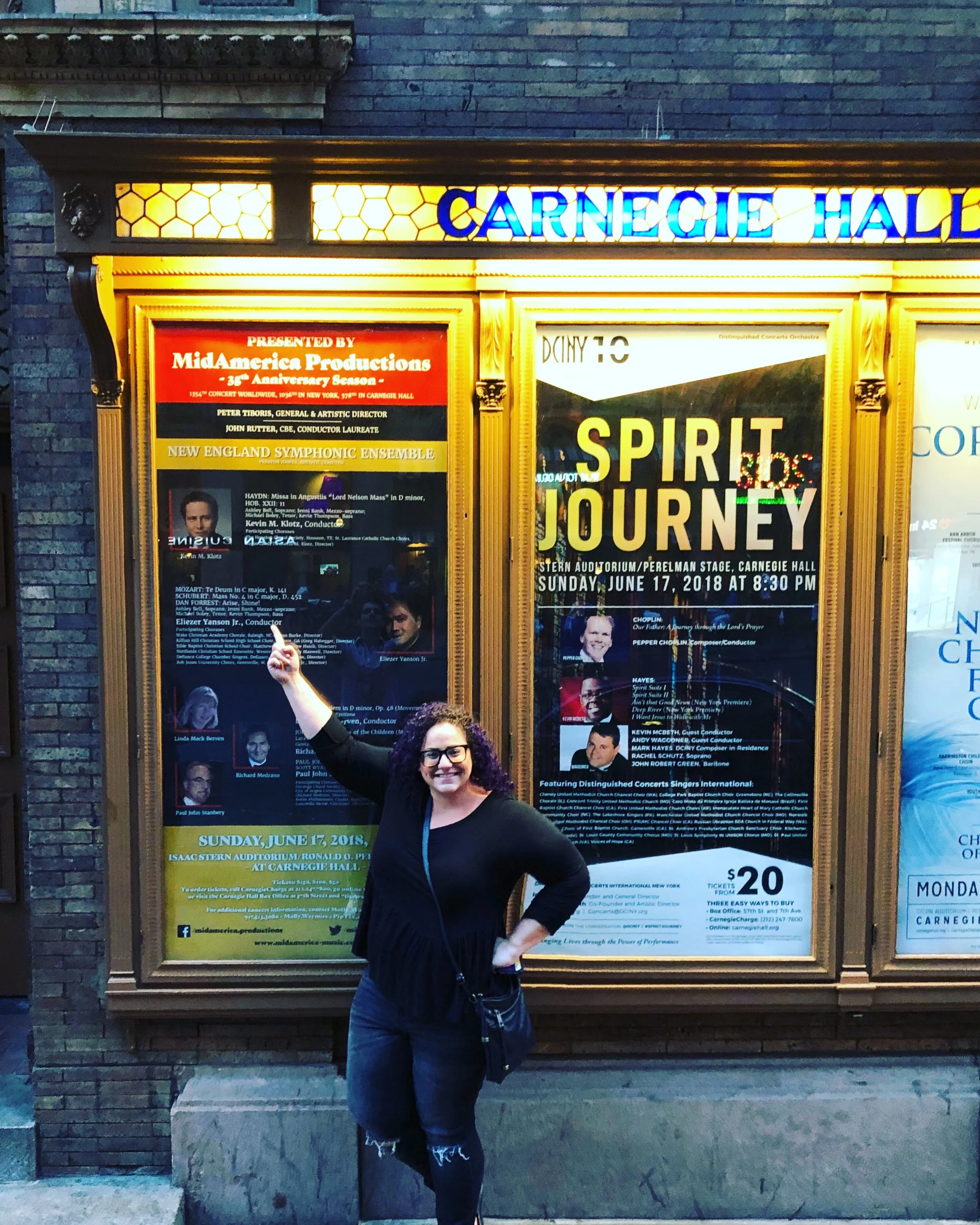 Carnegie Hall Debut sign