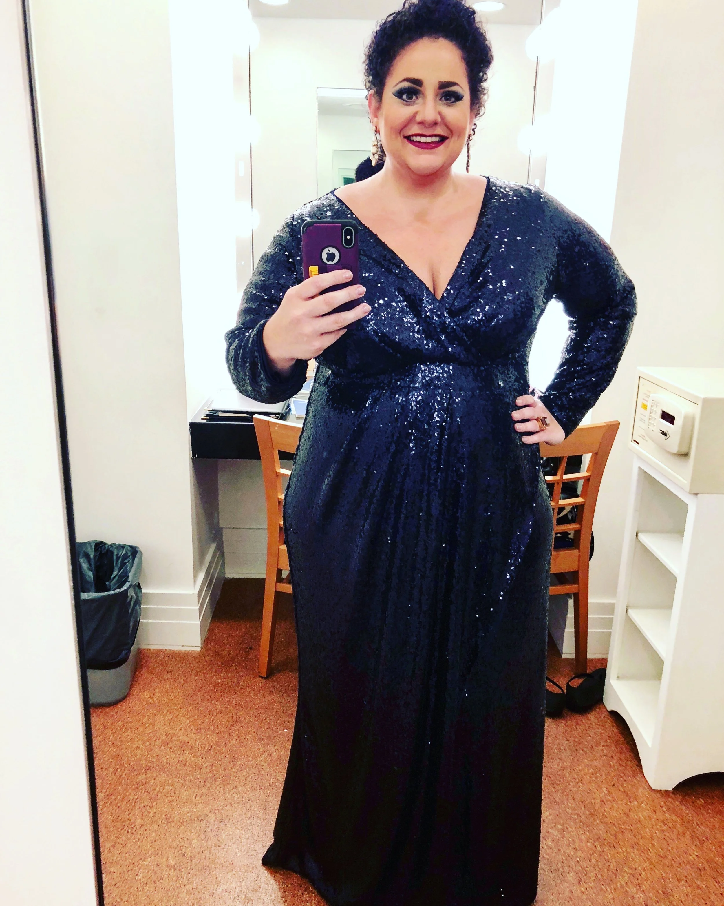 Carnegie Hall backstage selfie
