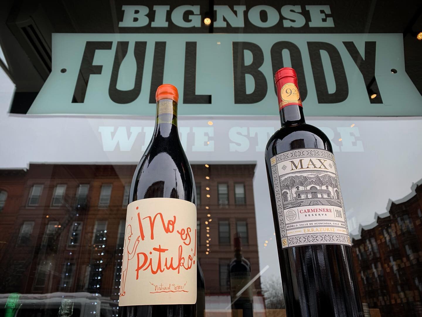 We&rsquo;re exploiting this chilly day to feature new wines from Chile! 

The &ldquo;No Es Pituko&rdquo; Cabernet is a natural wine with aromas of ripe raspberries, bell pepper, and chocolate. It&rsquo;s pleasantly funky and delicious with a slight c