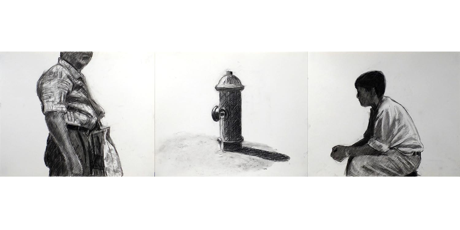 STUDY FOR STREET SCENE II