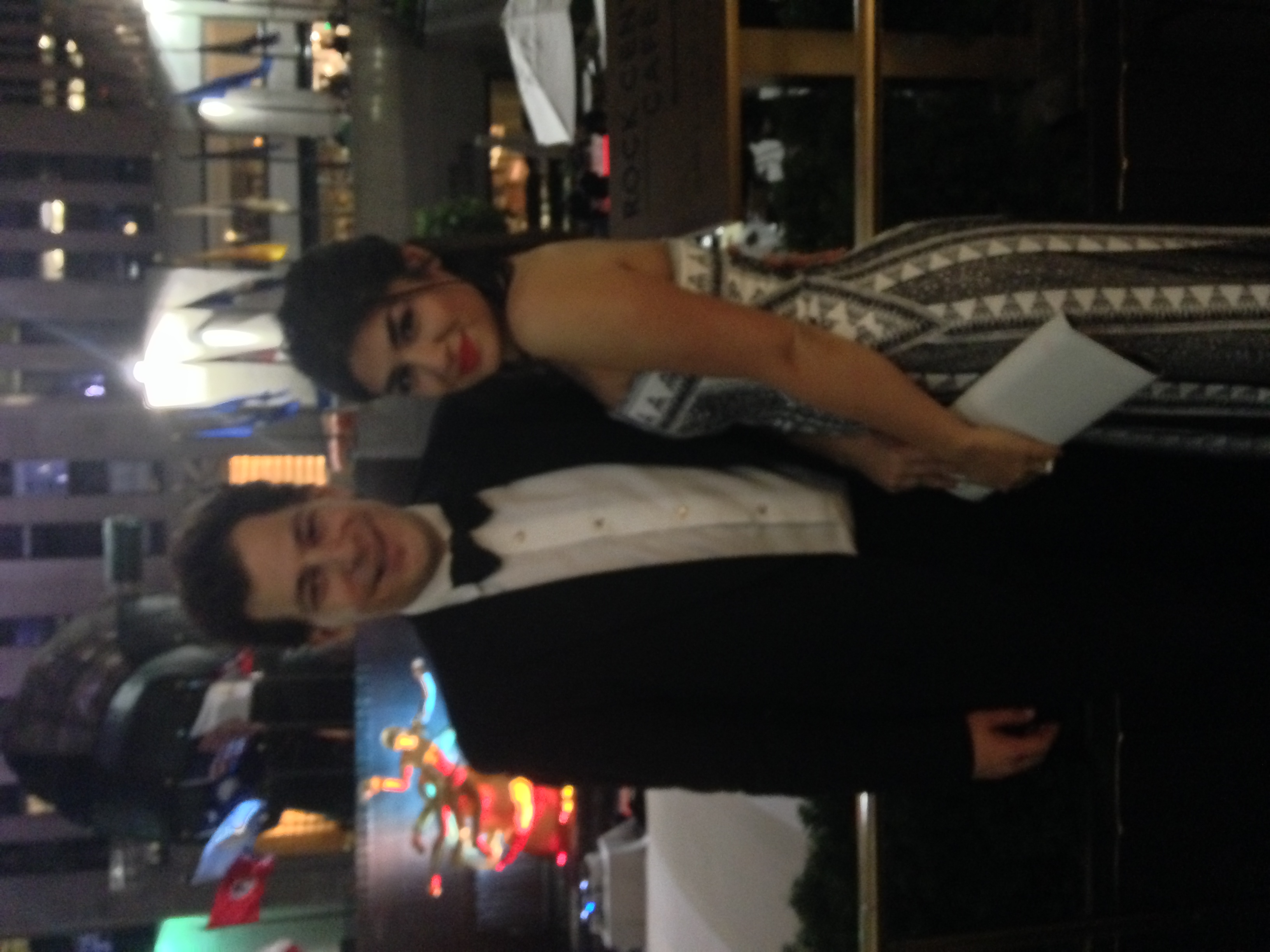 with Logan Steinhardt at the 2014 Tony Awards afterparty for A Gentleman's Guide to Love & Murder (Winner of Best Musical) @Rockefellar Center 