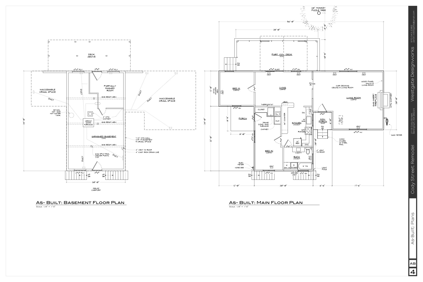 Existing Plan... terrible use of space!