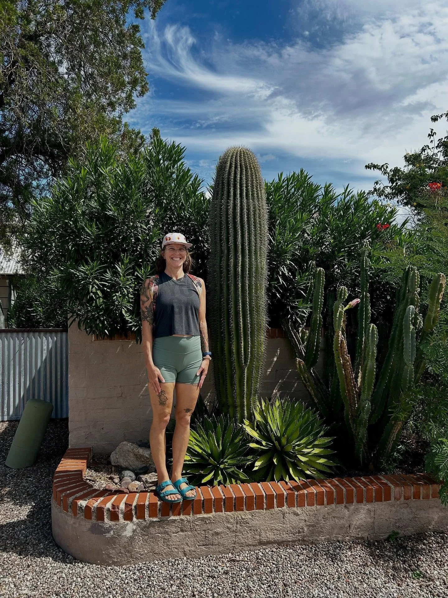 A little over a week ago, I was having my picture taken next to giant cacti so I could text them to Freddy and try to explode his mind. He&rsquo;s never seen such plants up close, which, having lived in the desert for so many of my early years, hones