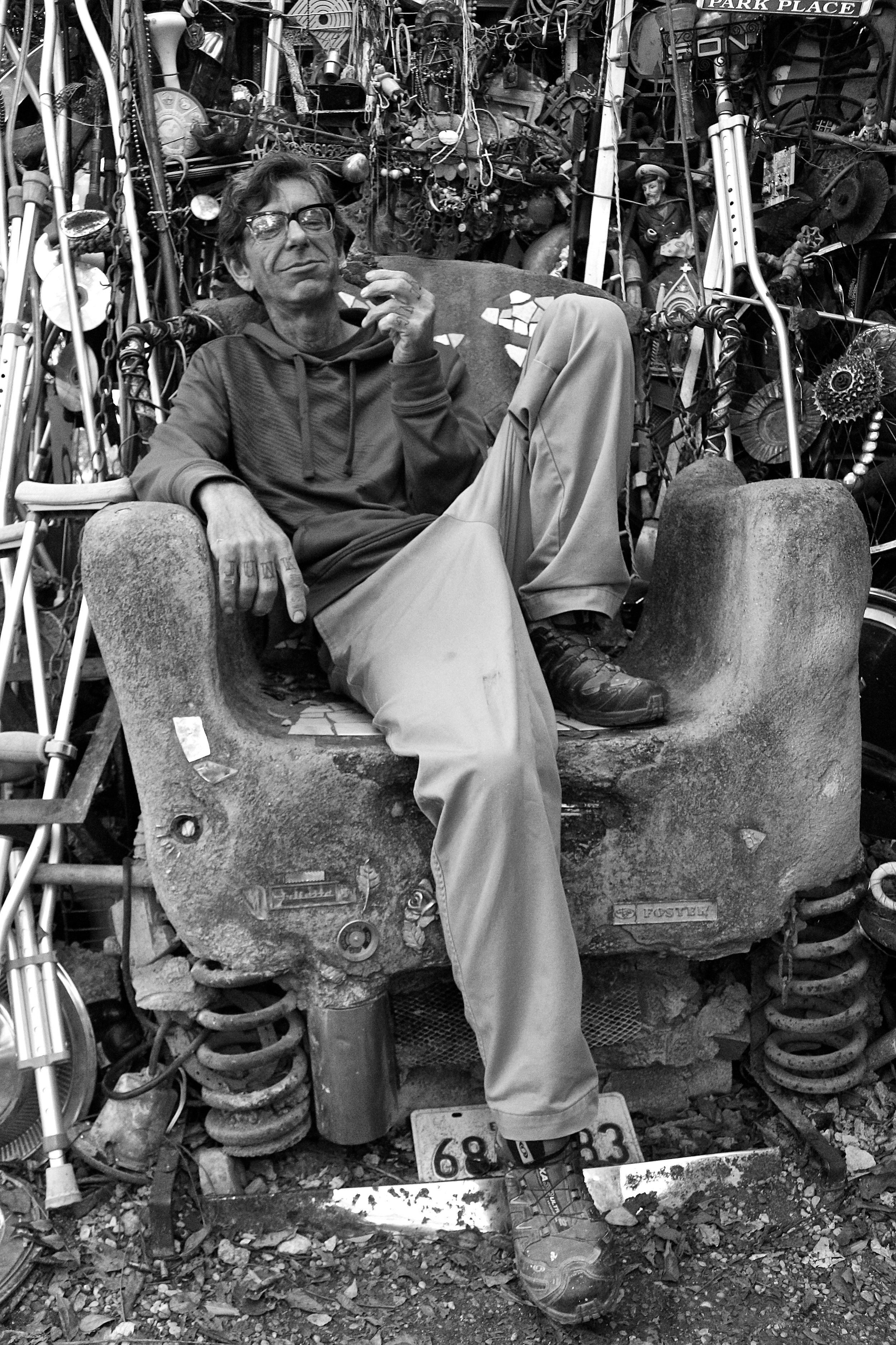  Vince Hahnemann:&nbsp;architect, builder, and mastermind behind the Cathedral of Junk in Austin, Texas. 