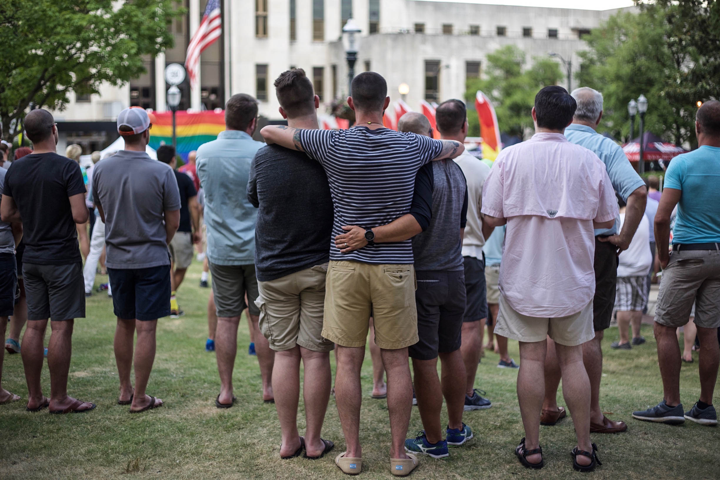  Candlelight Vigil for the Orlando Victims in Linn Park, Birmingham, AL. 