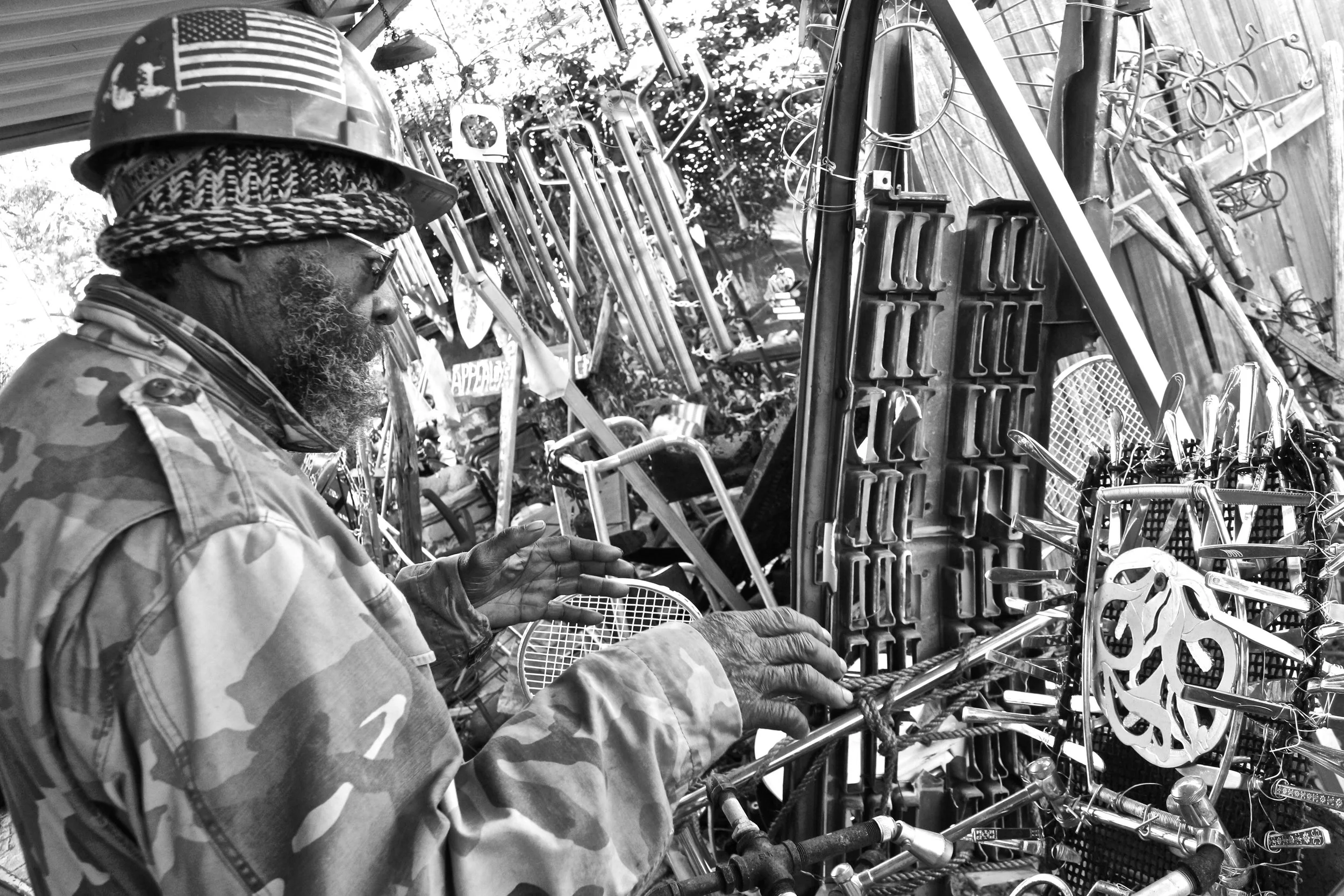 Folk artist, Joe Minter, Birmingham, AL.