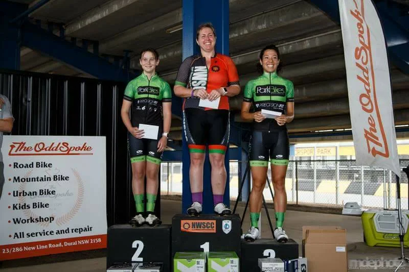 Jodie's weekend of cycling