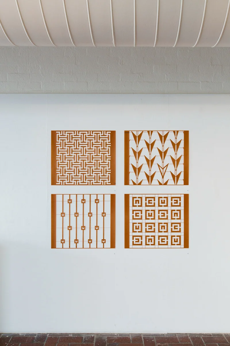 resist & reveal, ANU School of Art Foyer Gallery, installation detail