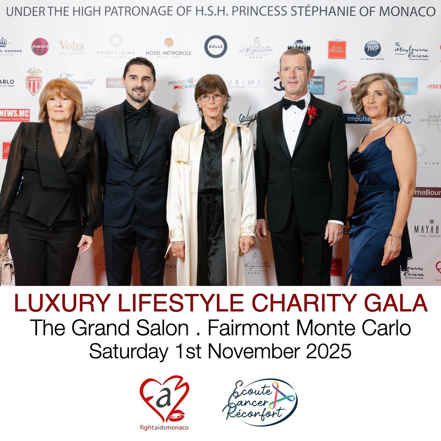 🇲🇨 Book online! Under The High Patronage of H.S.H. Princess St&eacute;phanie of Monaco . 2025 Club Vivanova Luxury Lifestyle Charity Gala Dinner . Saturday 1st November 2025 at the Fairmont Monte Carlo #gala #event #business #networking #love #prin