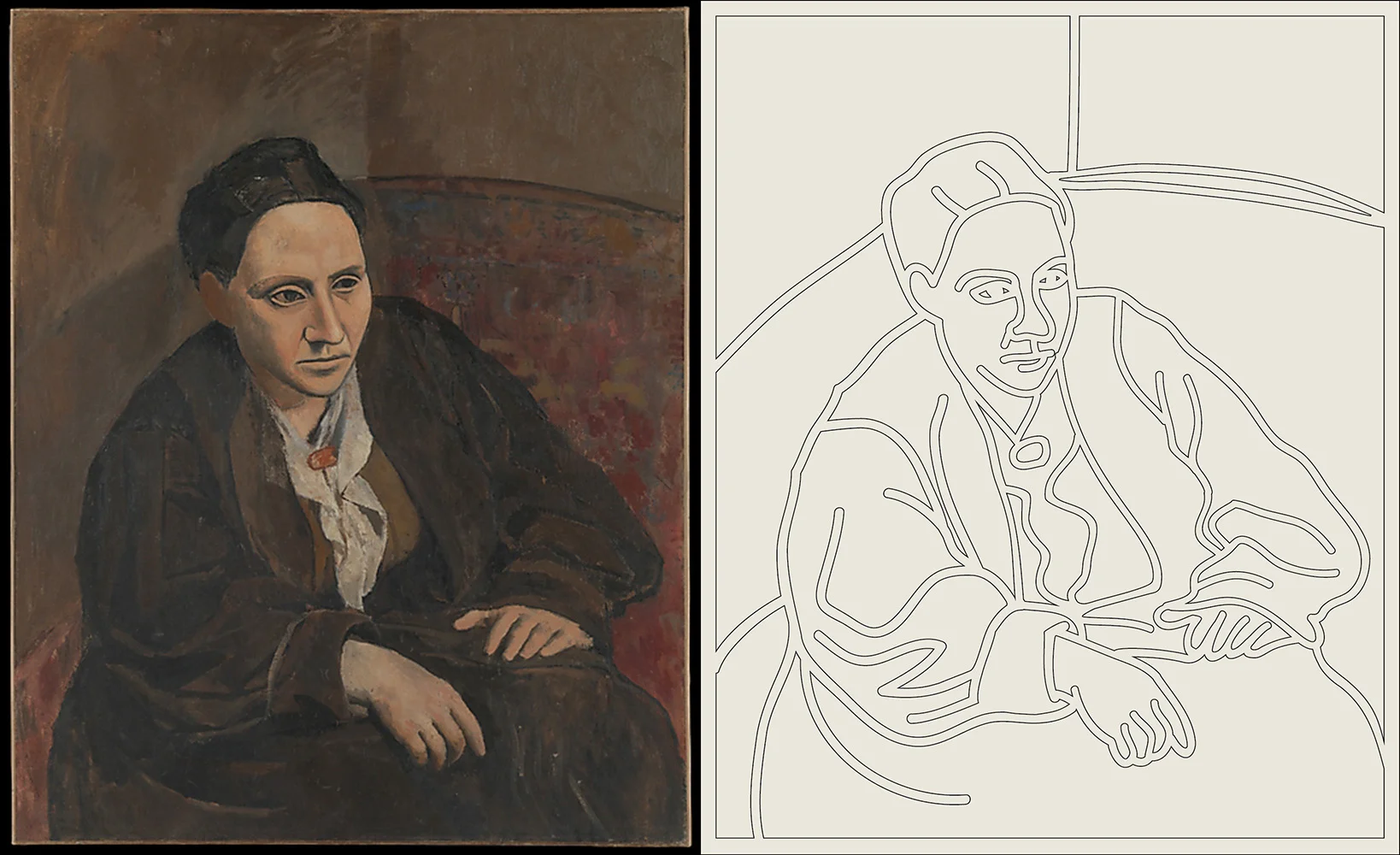 Gertrude Stein , Pablo Picasso, 1905-6