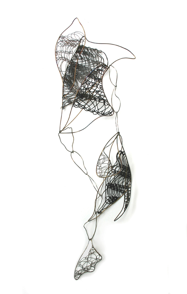  Linked Wings Brooch;  stainless steel, iron. 2009  