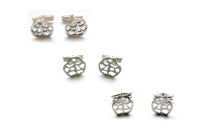  Soar Cufflinks  sterling silver&nbsp;(available in a variety of finishes as pictured) 