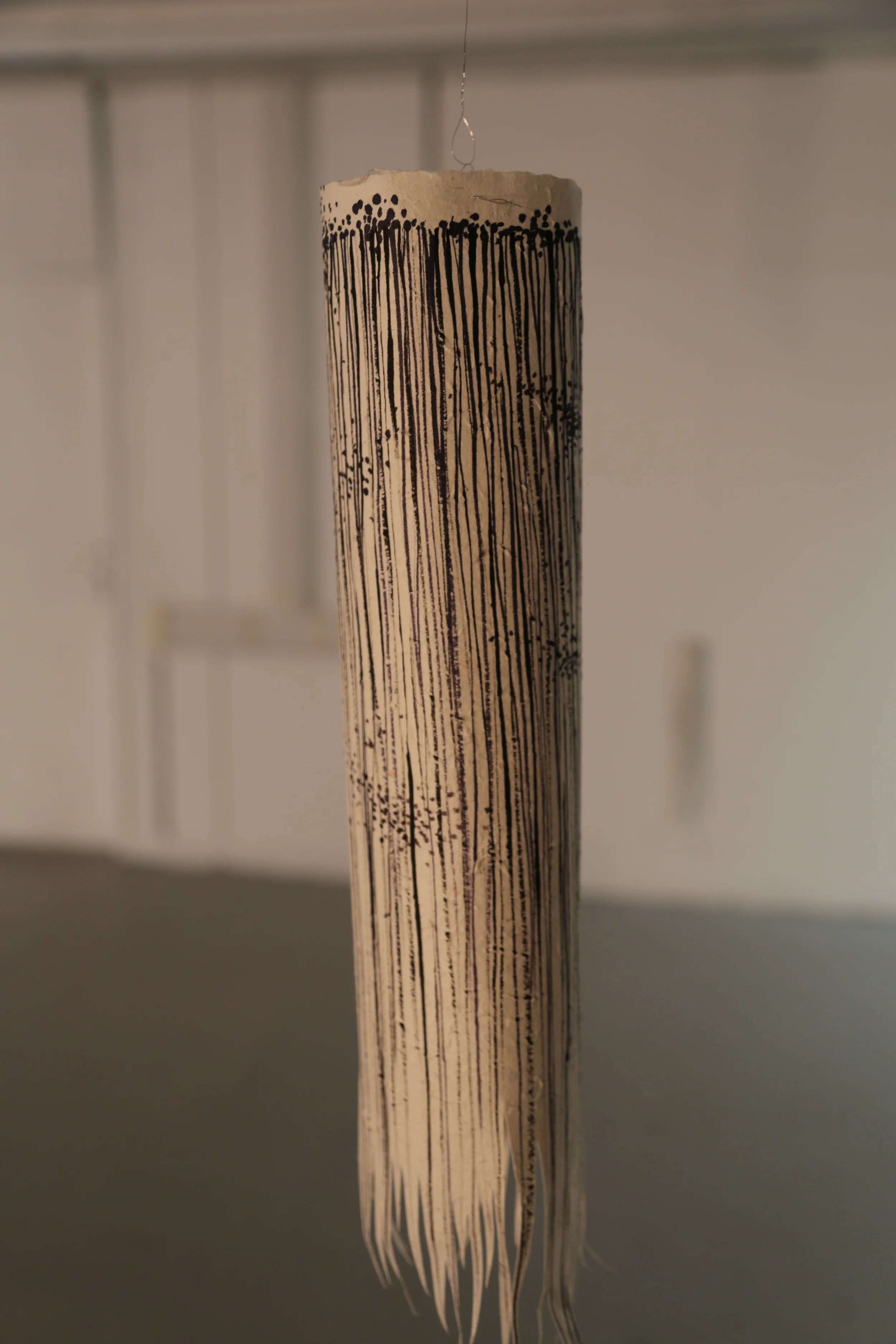 Paper and Ink Floating Forms (Detail) 2015