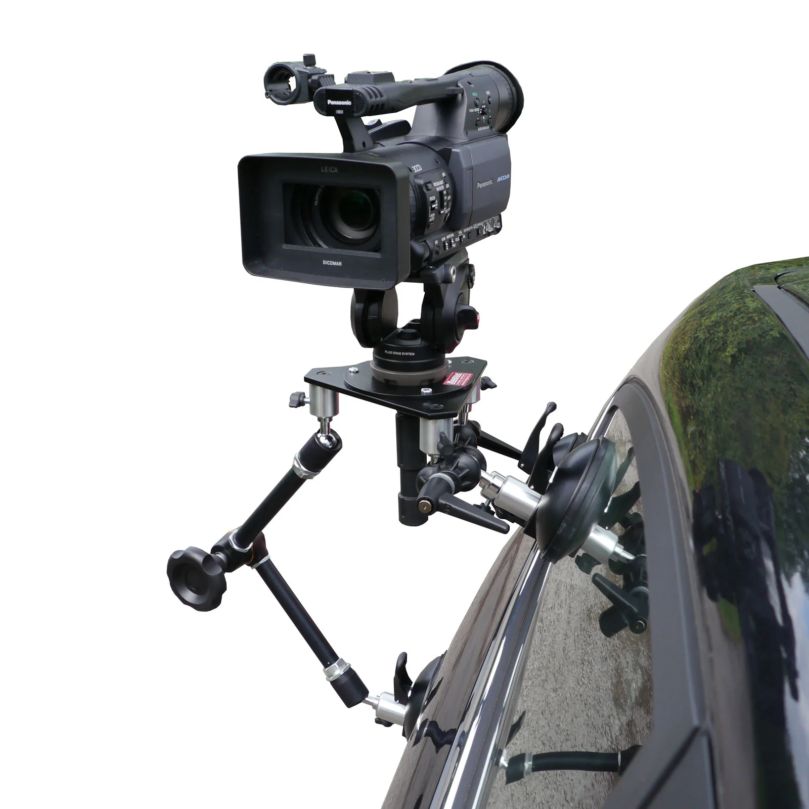Hague SM300 Triple Suction Mount Camera Kit For Cars — Hague Camera