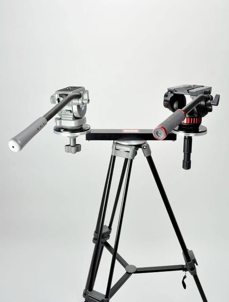 Hague THM75 Twin Head Tripod Camera Mount 75mm — Hague Camera Supports