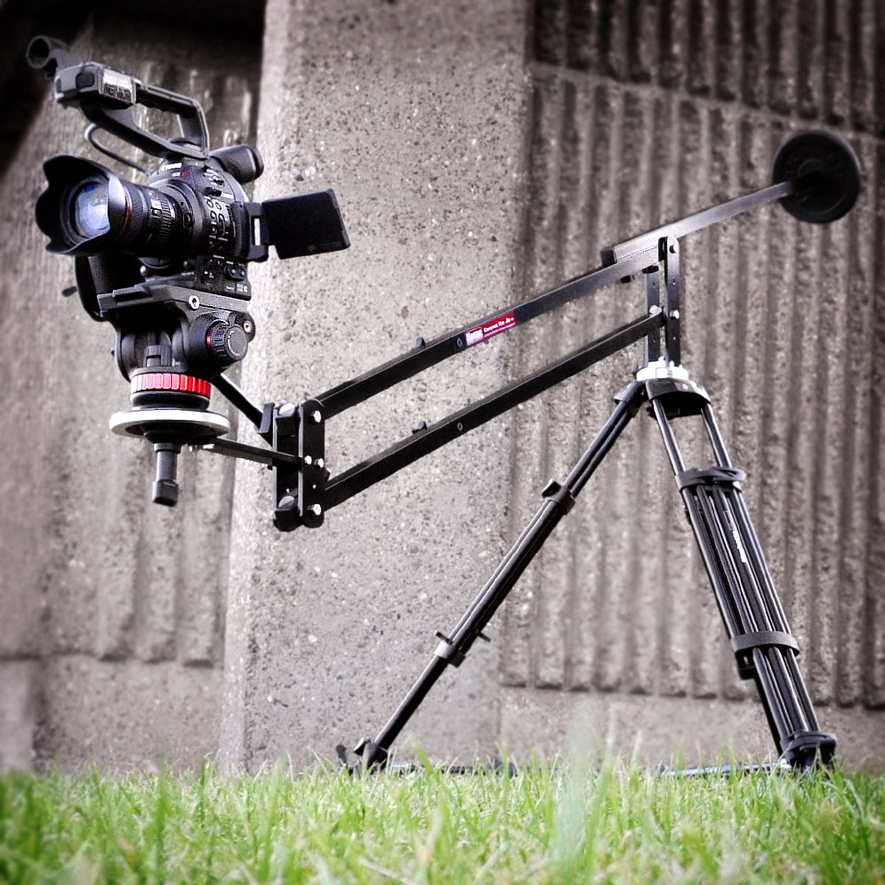 Portable camera video film slider dolly tripod track crane boom WATCH VIDEO 