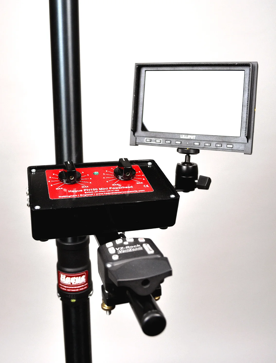 Hague-Aerial-Mast-Pole-Clamp-with-Monitor-Mount-and-Remote-Control-Powerhead-Control-Box-Bracket-1.jpg