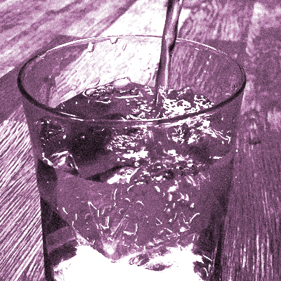 Glass of water