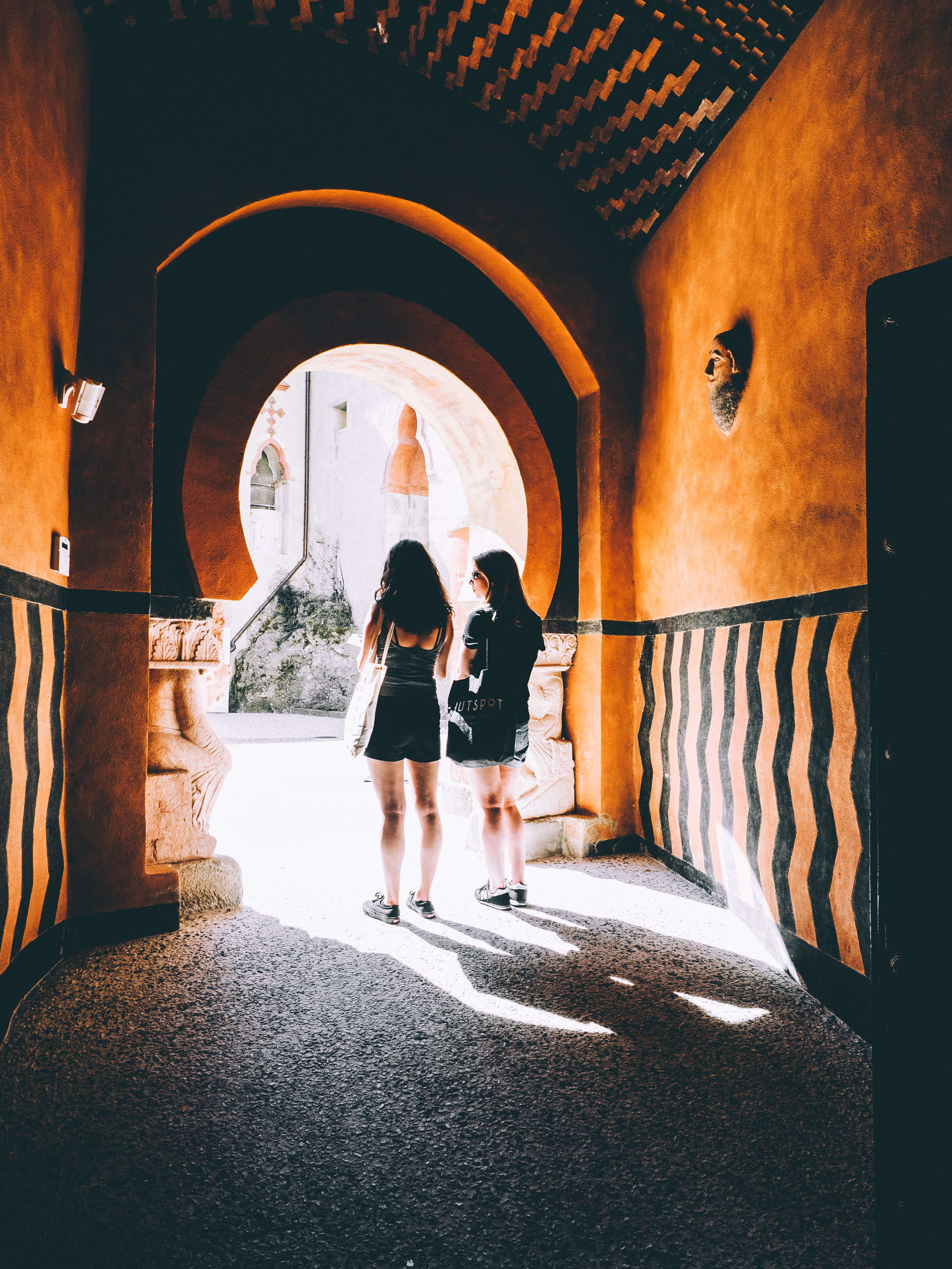 Architecture at the Rocchetta Mattei made for some great playing around with light and shadows.