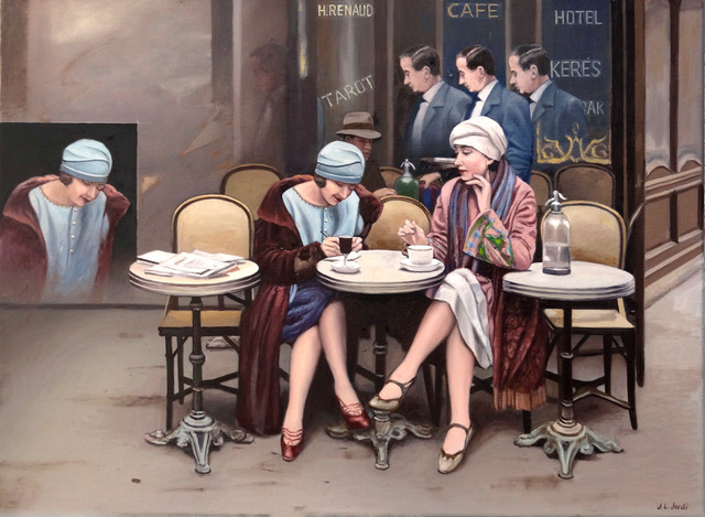 Juan Luís Jardí | “Margot la Medium” | Oil on Canvas | 24” x 32”
