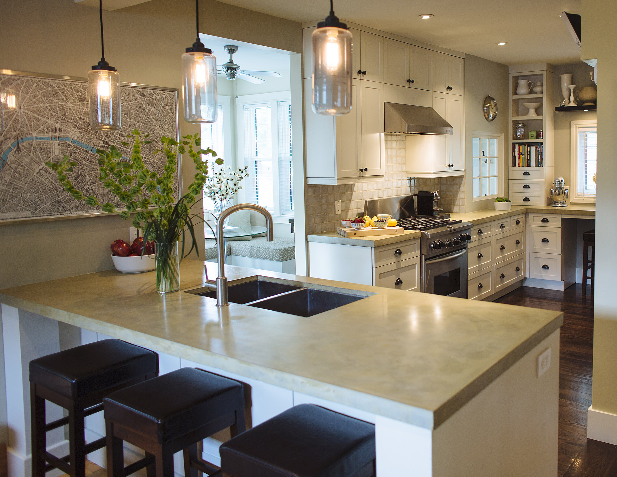 Kitchen Design: Island or Peninsula? — GreenSlade Bath | Kitchen | Details