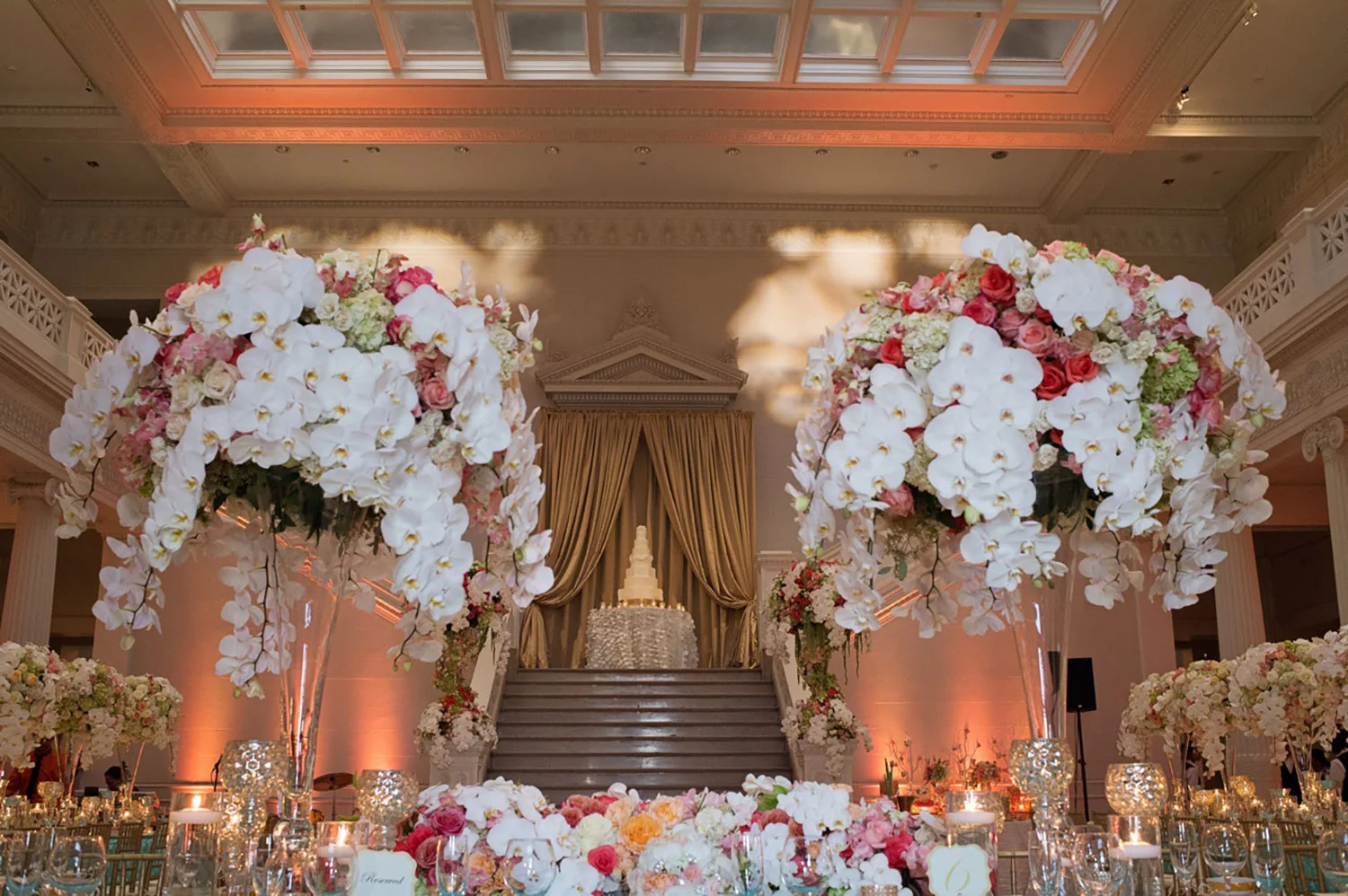 sapphireevents.com | New Orleans Wedding Planning and Design | Atrium of the Museum of Art Wedding Reception | Ardent Studio | Sapphire Events