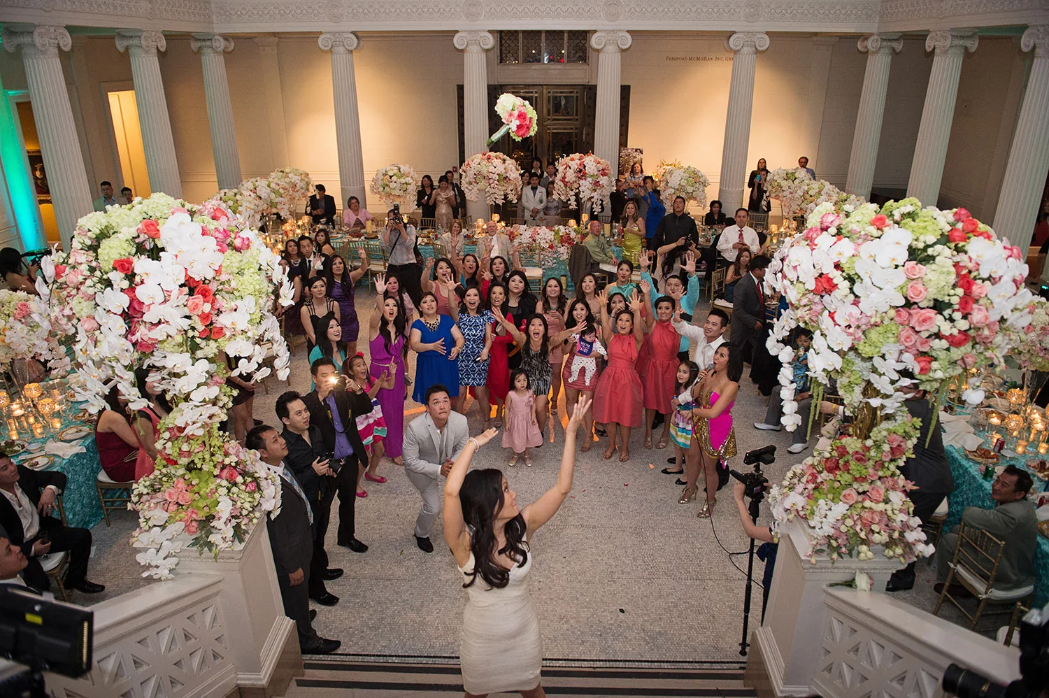 sapphireevents.com | New Orleans Wedding Planning and Design | Atrium of the Museum of Art Wedding Reception | Ardent Studio | Sapphire Events