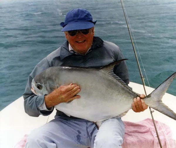 The undisputed king of Permit Flyfishing, Del Brown. He made the Merkin work over 500 times despite its lack of lifelike characteristics