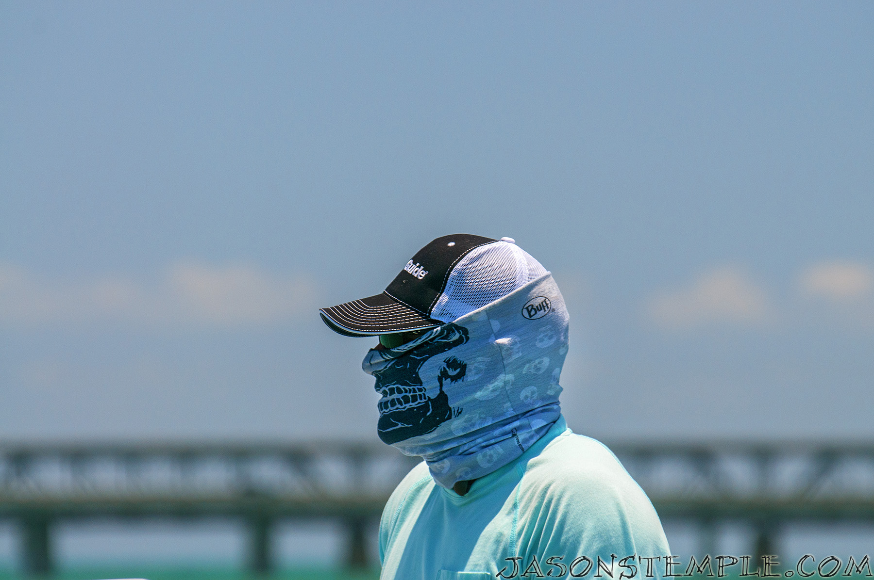 Finding the Buff, a Multifunctional Headwear seen above, was life changing for me. I credit this simple product for increasing the longevity of my own career and many, many other fishing guides.