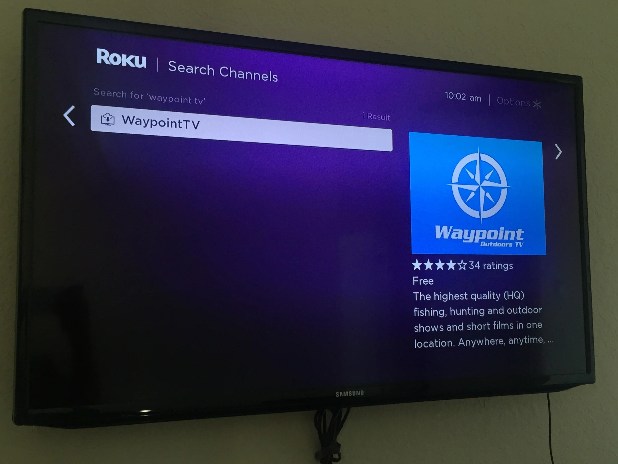 Waypoint TV on Roku
