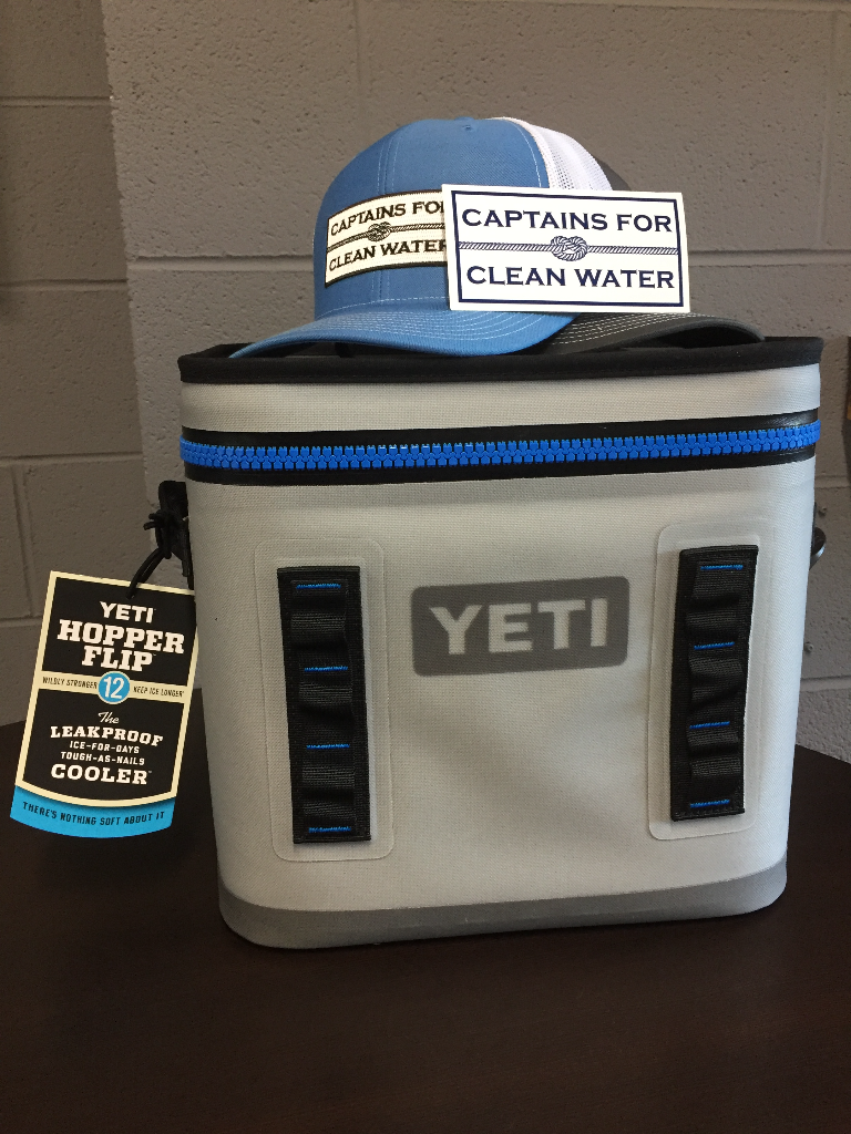 WINNER OF THE YETI AND CAPTAINS FOR CLEANWATER GIVEAWAY