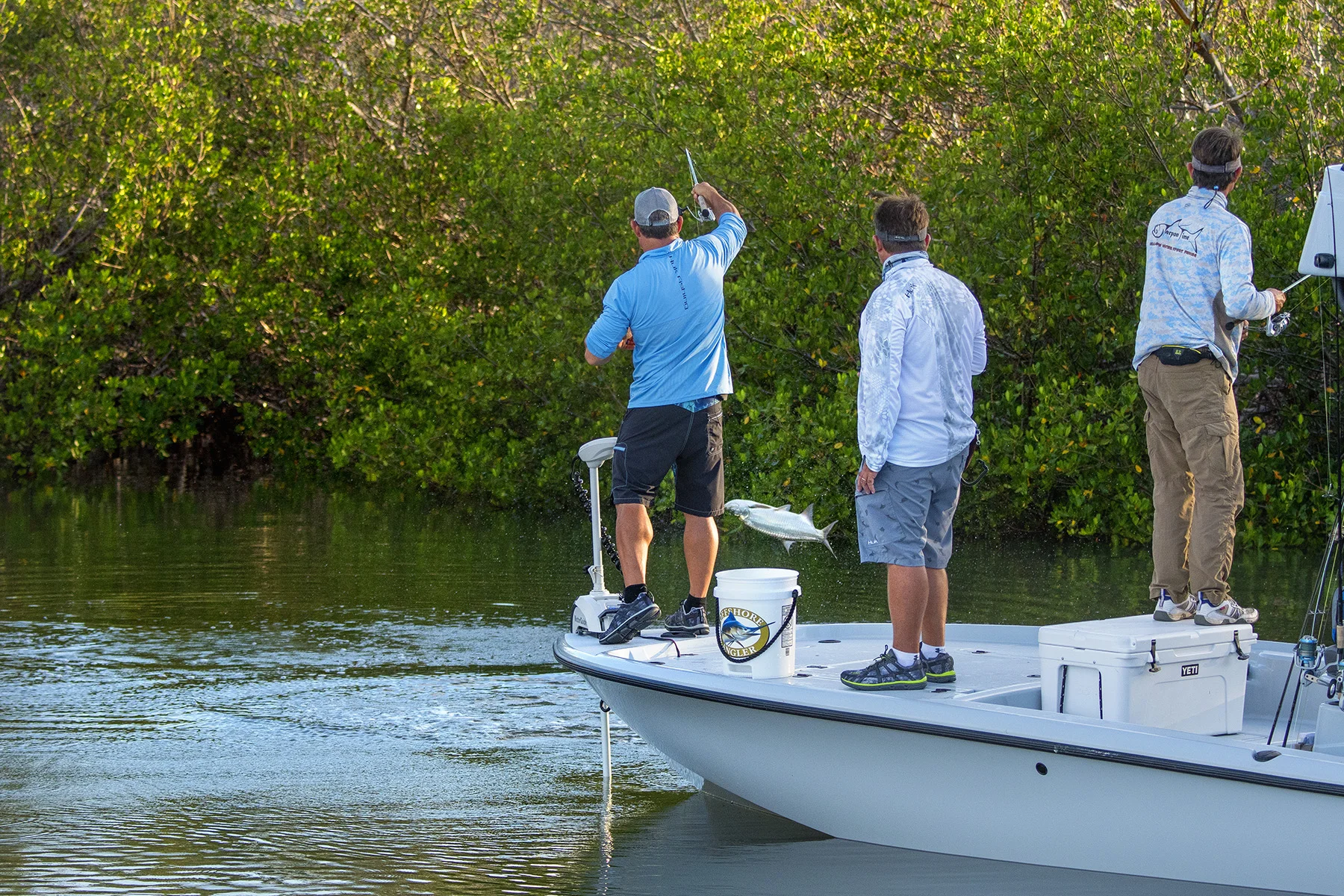 First tarpon after Hurricane Irma was a great feeling.