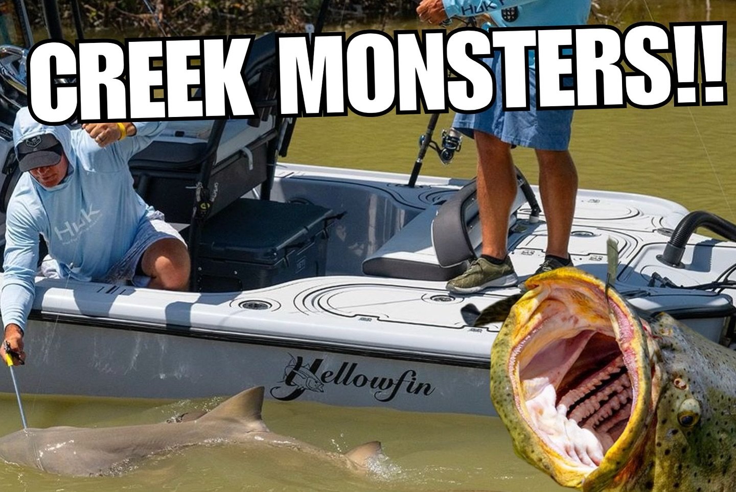 ⚠️ CREEK MONSTERS : Warning: Don&rsquo;t put your hand in this water! Live on @youtube - link in bio &amp; story👆

🦈 Every Cast Was a War &mdash; Goliath Grouper vs Lemon Sharks in the Everglades

We went deep into the backcountry &mdash; a muddy, 